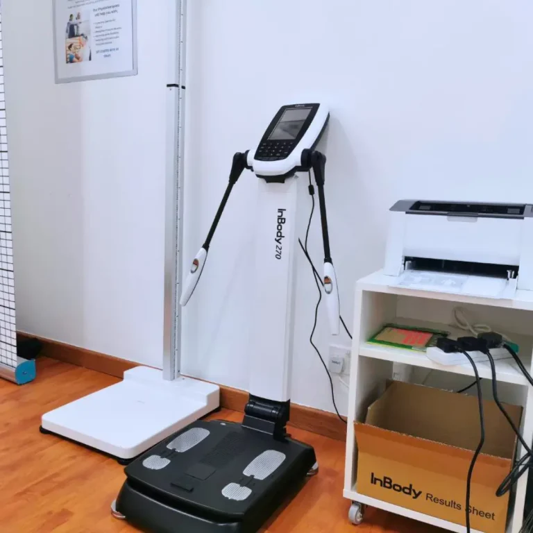 oni physio fitness facility inbody body composition analyzer